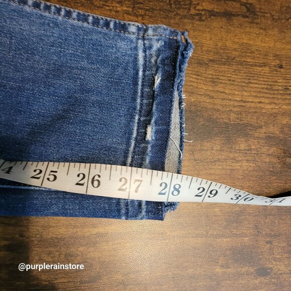 Madewell Jeans 30 Button Fly Skinny 10" High Rise Rosecliff Wash H6319 Stretch - Picture 10 of 12